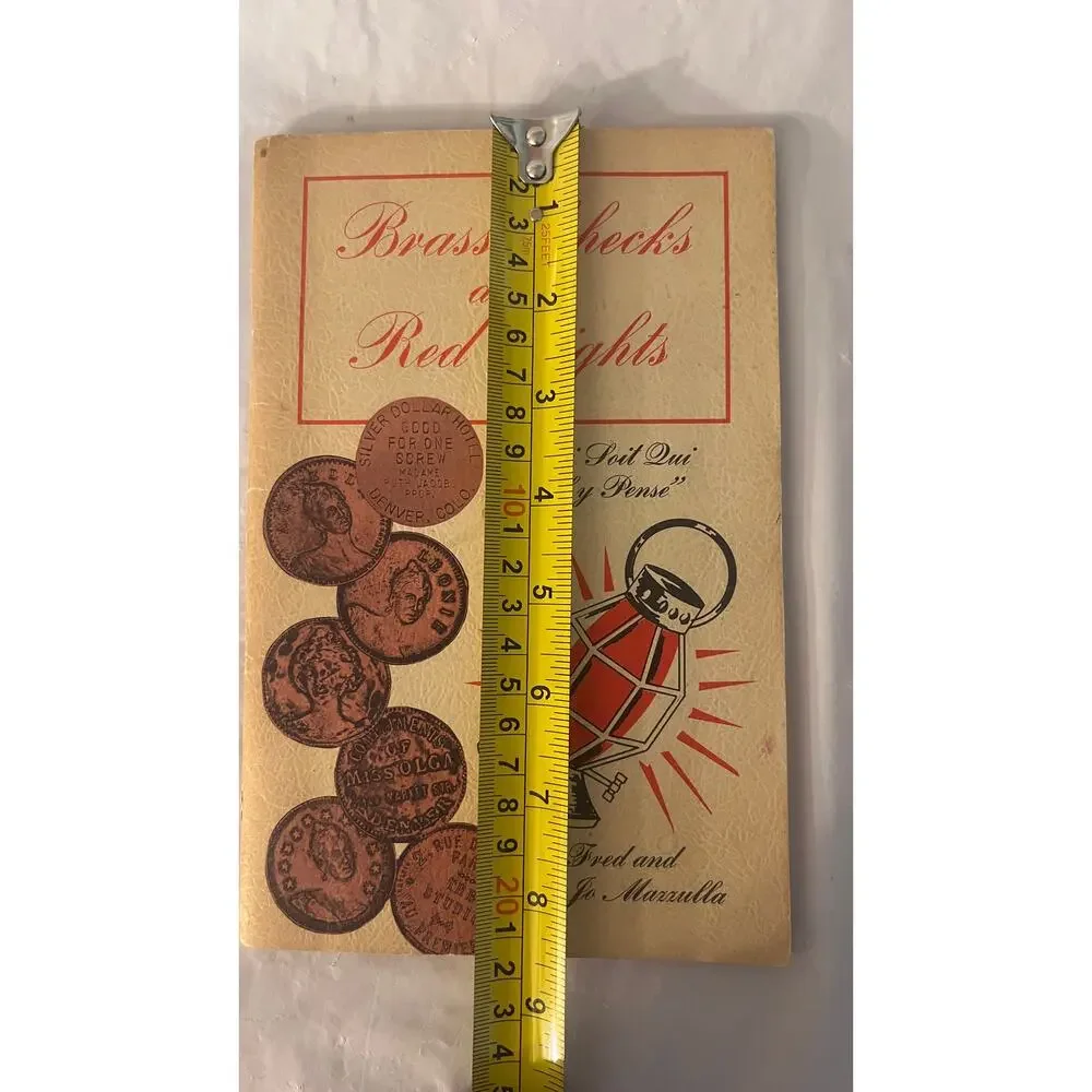 Vintage Brass Checks and Red Lights Mazzulla Denver Prostitution History 1966
